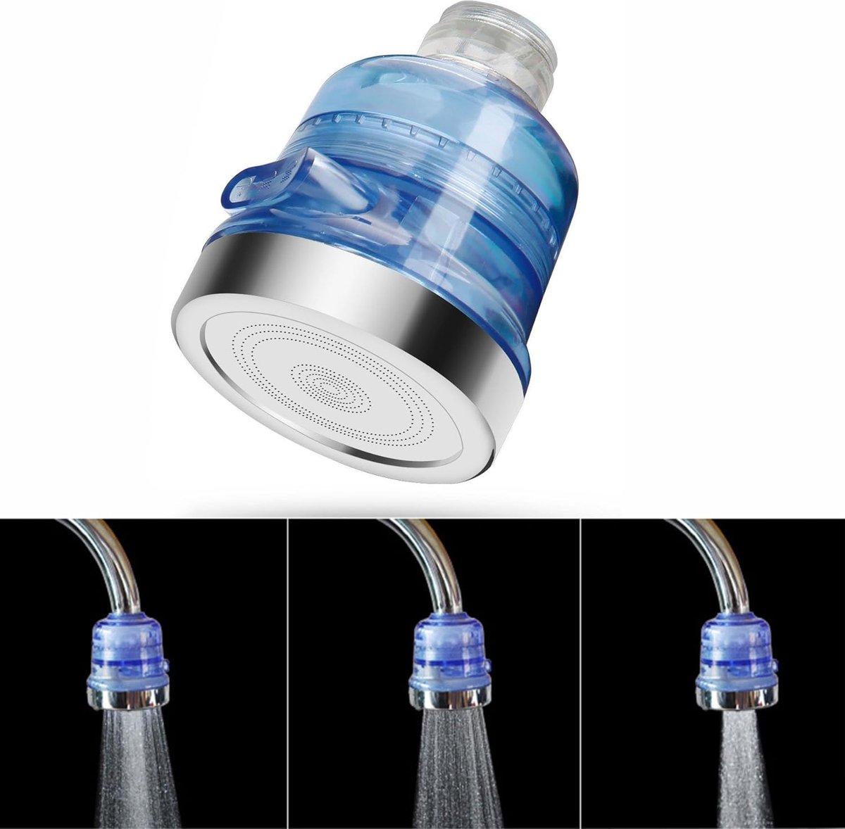 Keukenkraan waterfilter - verstelbaar - anti-morsen - zuiver water voor je keuken - ShopVlot
