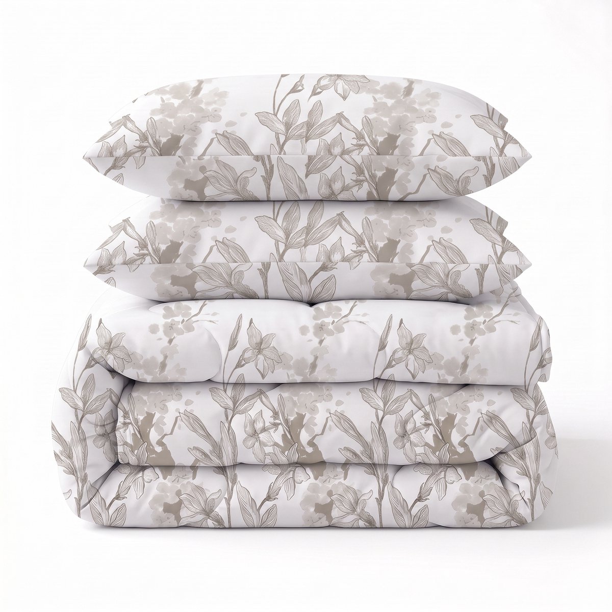 Sleeptime® 2 in 1 Dekbed zonder Overtrek Flynn - Wasbaar Dekbed - 240 x 220 cm + 2 x kussensloop 60x70 - Wit