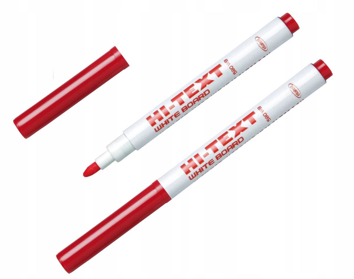 Fibracolor Droog Uitwisbare Marker Rood, Ronde Punt Ø 6mm