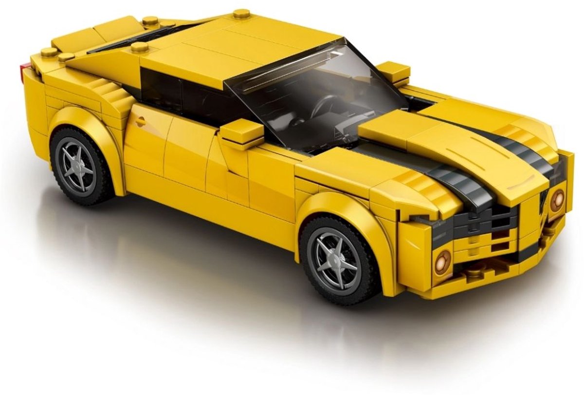 Reobrix 818 Chevrolet Camero bouwset | City fast champions adventure | Creator classic motor bouwpakket | Technic speelgoed ideas voor volwassenen | Icons furious speed auto | Technische bouwdoos met 327 bloks