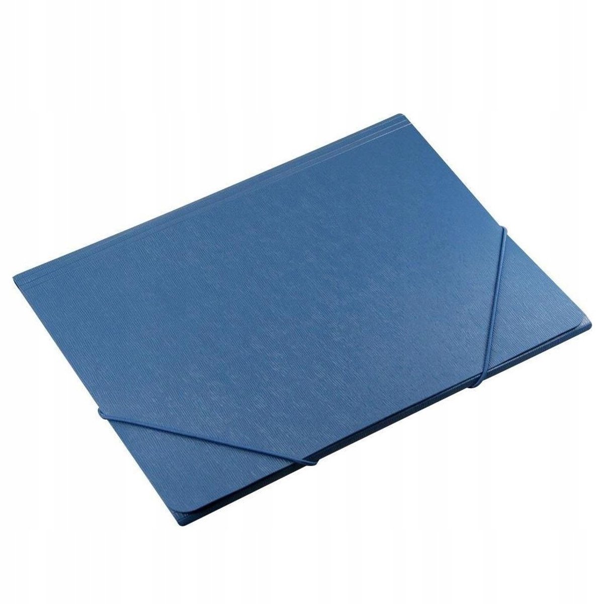 Blauwe A4 map met elastiek, krasbestendig