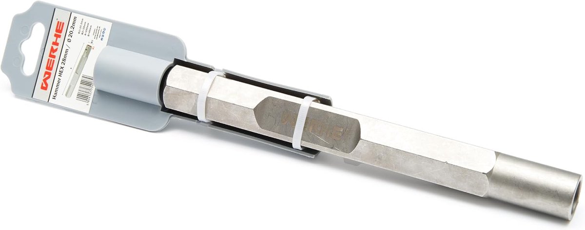 Aarde nagel inslagkop HEX28 Ø20,2mm - Geschikt voor HEX28 brekers - Extra stevige uitvoering - ShopVlot