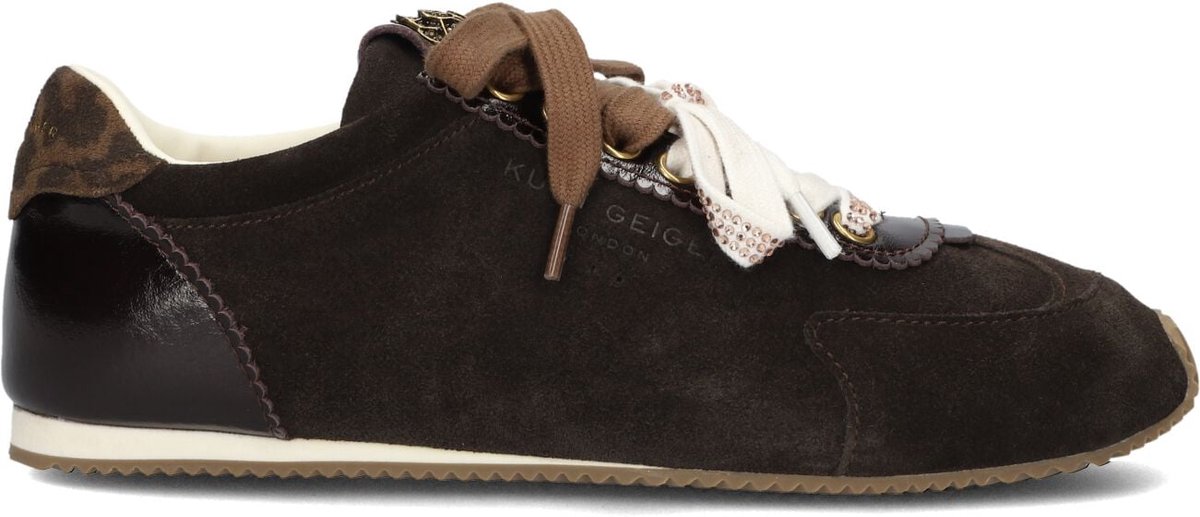 Kurt Geiger London Islington Sneaker Sneakers - Dames - Bruin - Maat 42
