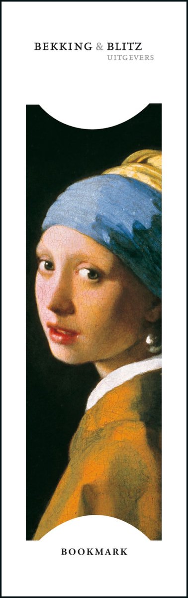 Boekenlegger - Kunst - Girl with the Pearl Earring, Johannes Vermeer - 5cm x 16cm