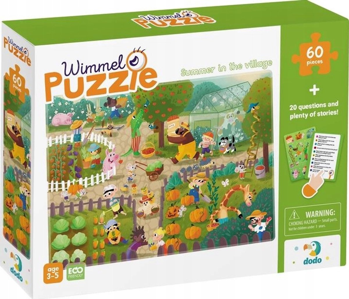 Wimmelpuzzle Zomer op het platteland 60 stukjes