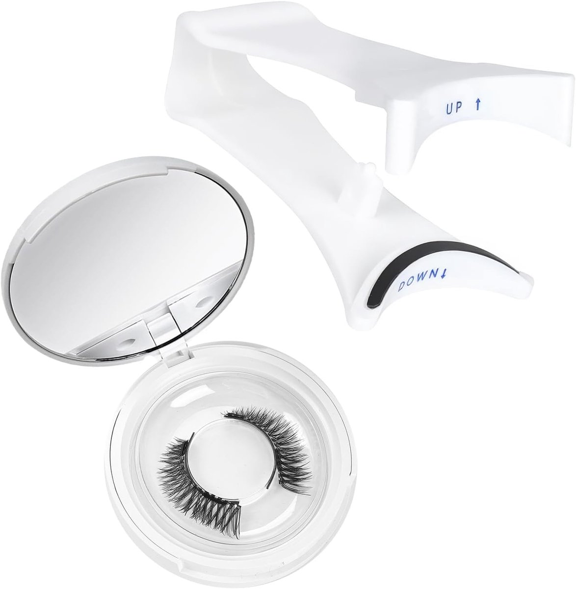Magnetic Eyelashes with Applicator and Clamp - Reusable for Daily Glamour and Professional Makeup - ShopVlot