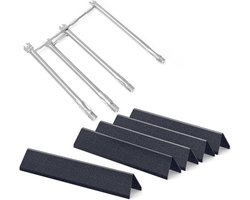 GFTIME 45.5cm Stainless Steel Burner & 38.8cm Flavorizer Bar Set, Spare Parts for Weber Spirit 310, 320, 330, 335 - ShopVlot