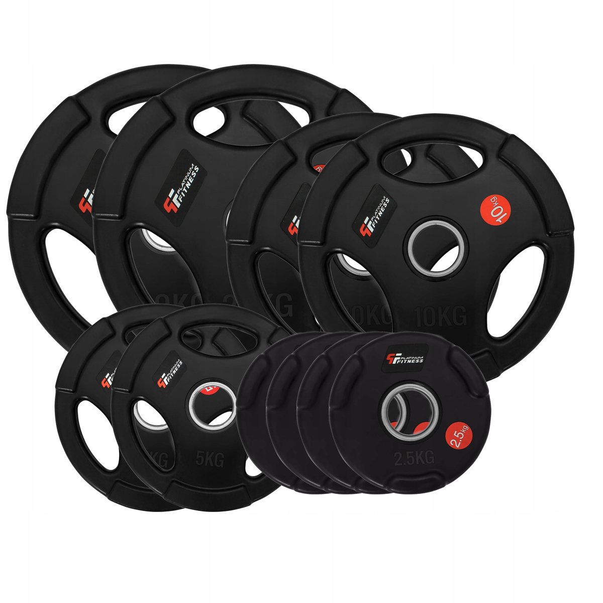 Platinum Fitness Olympische Halteringschijven Set 80 kg - 50 mm