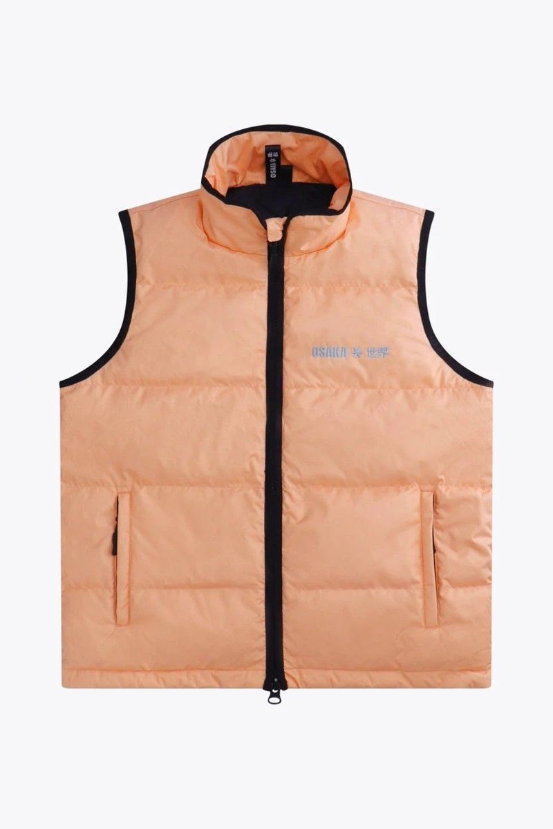 Osaka Women Padded Gilet Peach