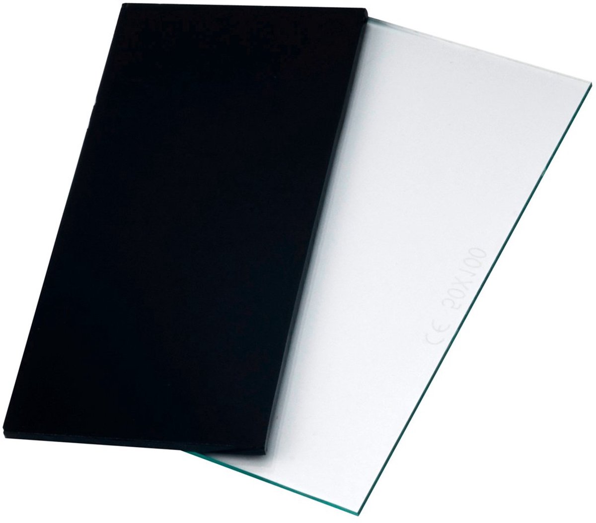 Lasersglas voor Lashelm 60x110 mm - Diverse DIN-waardes