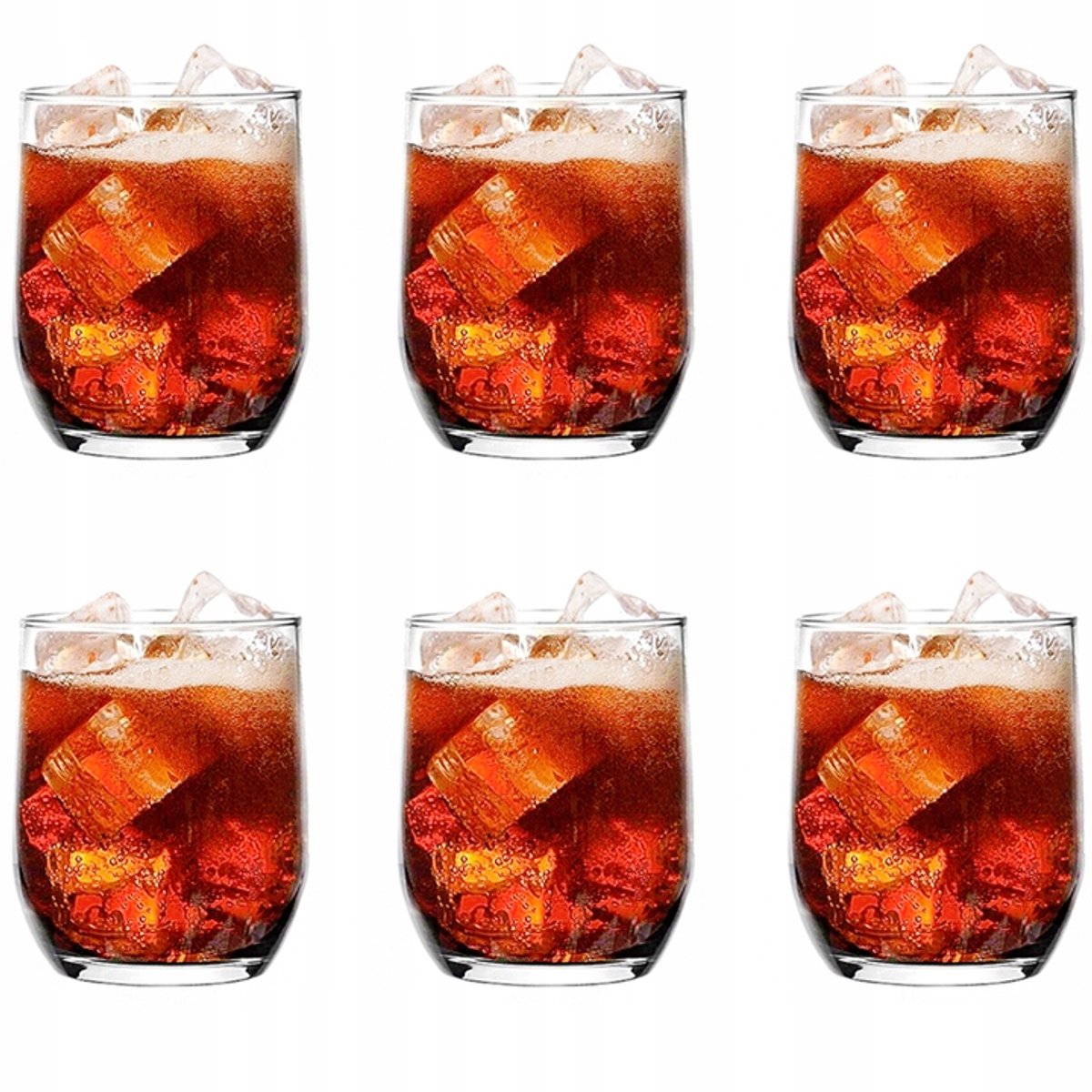 6x Glazen voor Drankjes, Sap, Water - 300 ml