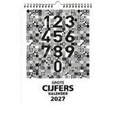 Castelli 2027 kalender grote cijfers week A4 jaarkalender