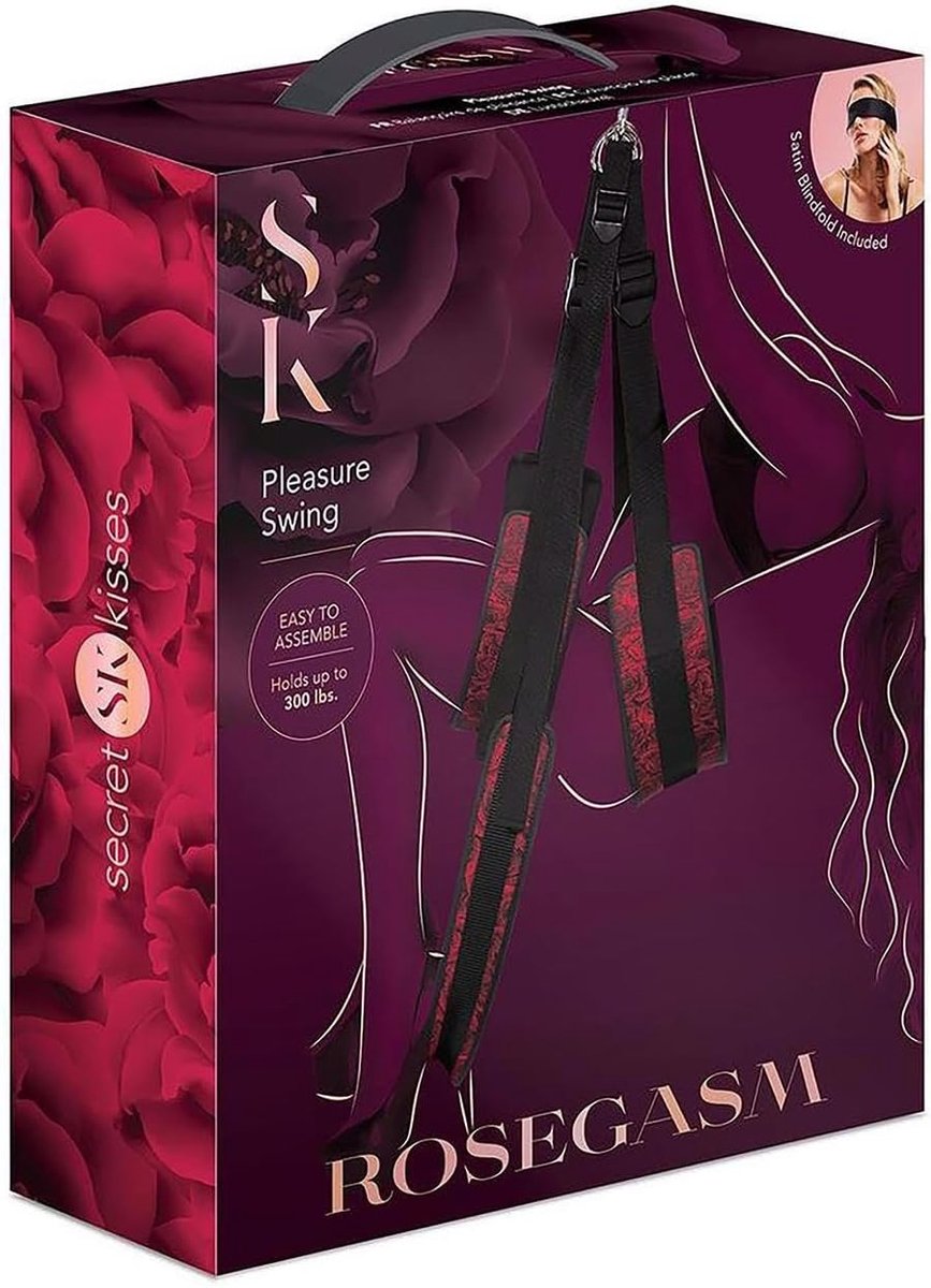 Secret Kisses Rosegasm Pleasure Swing Black One Size - ShopVlot