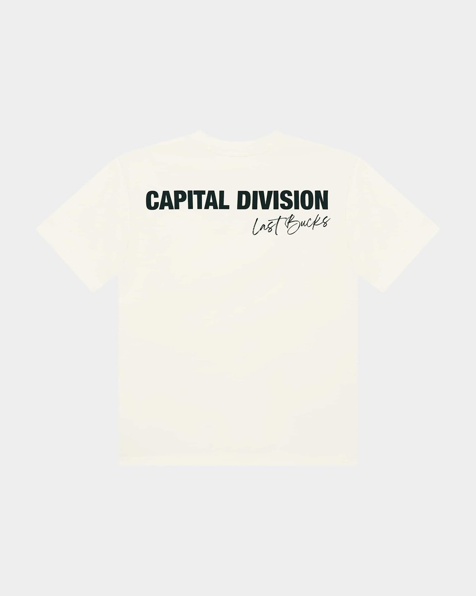 Last Bucks - Capital Division Tee - Heren T-shirt - Offwhite - Maat S - Regular Fit