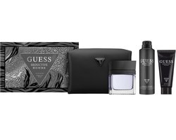 GUESS GIFTSET SEDUCTIVE FOR MEN 100ML EDT-100ML SG-170G BS + POUCH