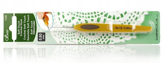 Haaknaald 0,6 mm met ergonomische handgreep, merkloos