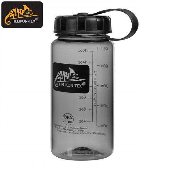 Helikon-Tex Tritan Bidon 550ml - BPA-vrij, Smoked — afbeelding 3