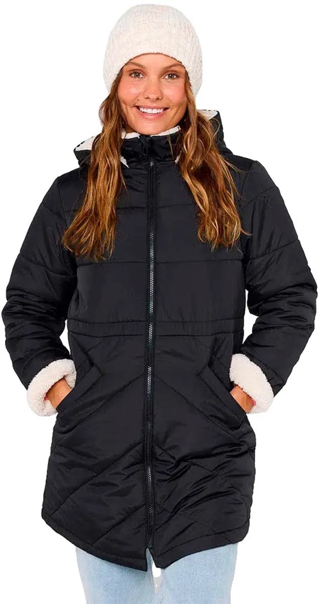Rip Curl Anti-series Anoeta Long Line Jas Zwart L Vrouw