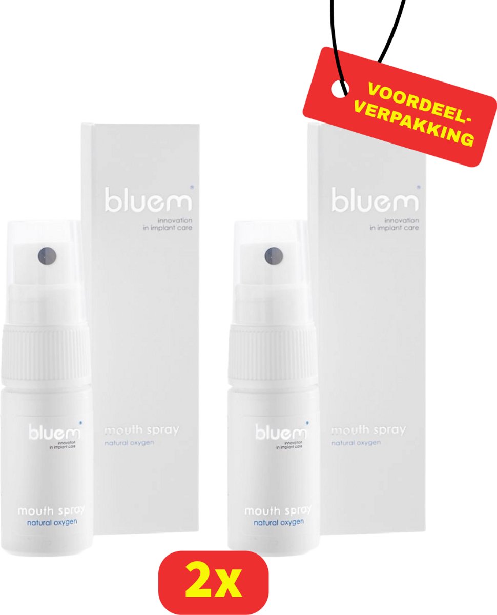 BlueM Mondspray - 2x 15 ml - Voordeelverpakking!