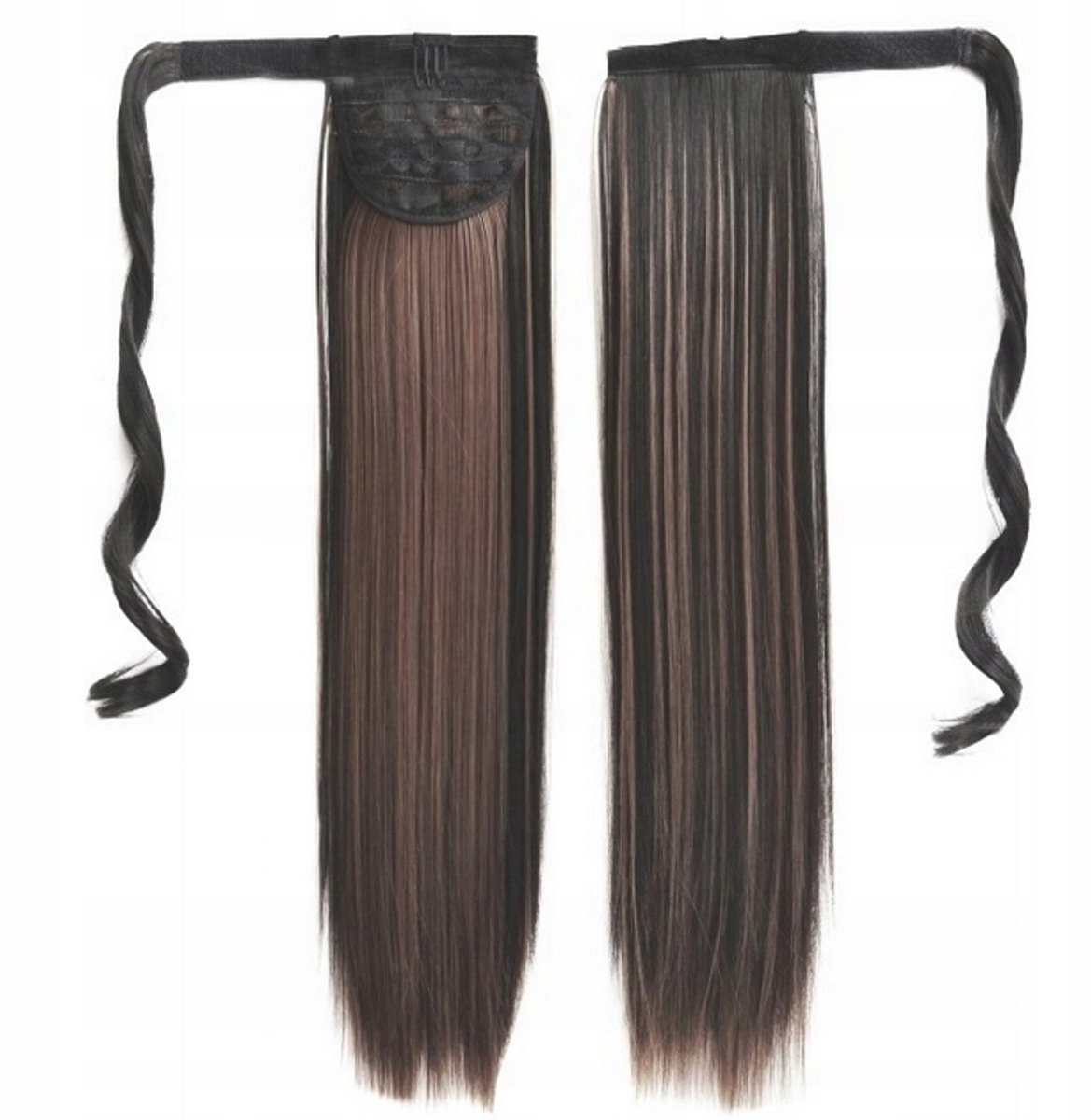 Dopson Korte Paardenstaart 60cm Synthetisch Haar - Natuurlijk Bruin Blond