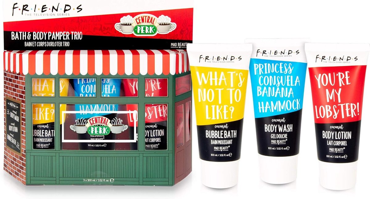 MAD BEAUTY WFPT-6 Warner Friends Central Perk Pamper Trio voor dagelijks gebruik - ShopVlot