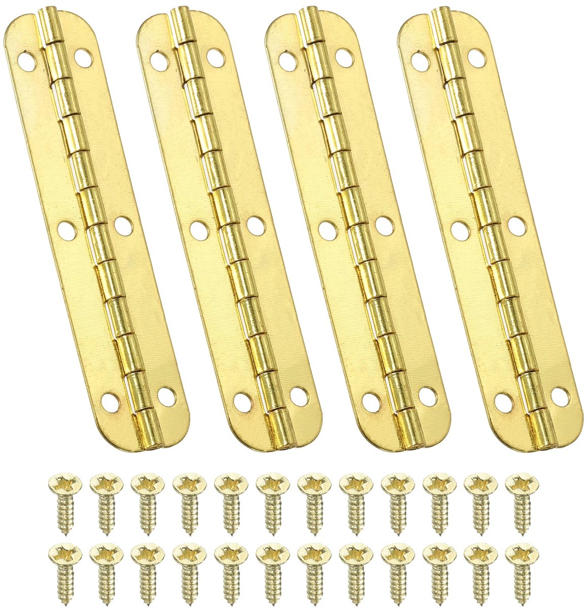 Mini Scharnieren - 4 Stuks Klapbare Metaal Scharnieren 180 graden 65x15mm