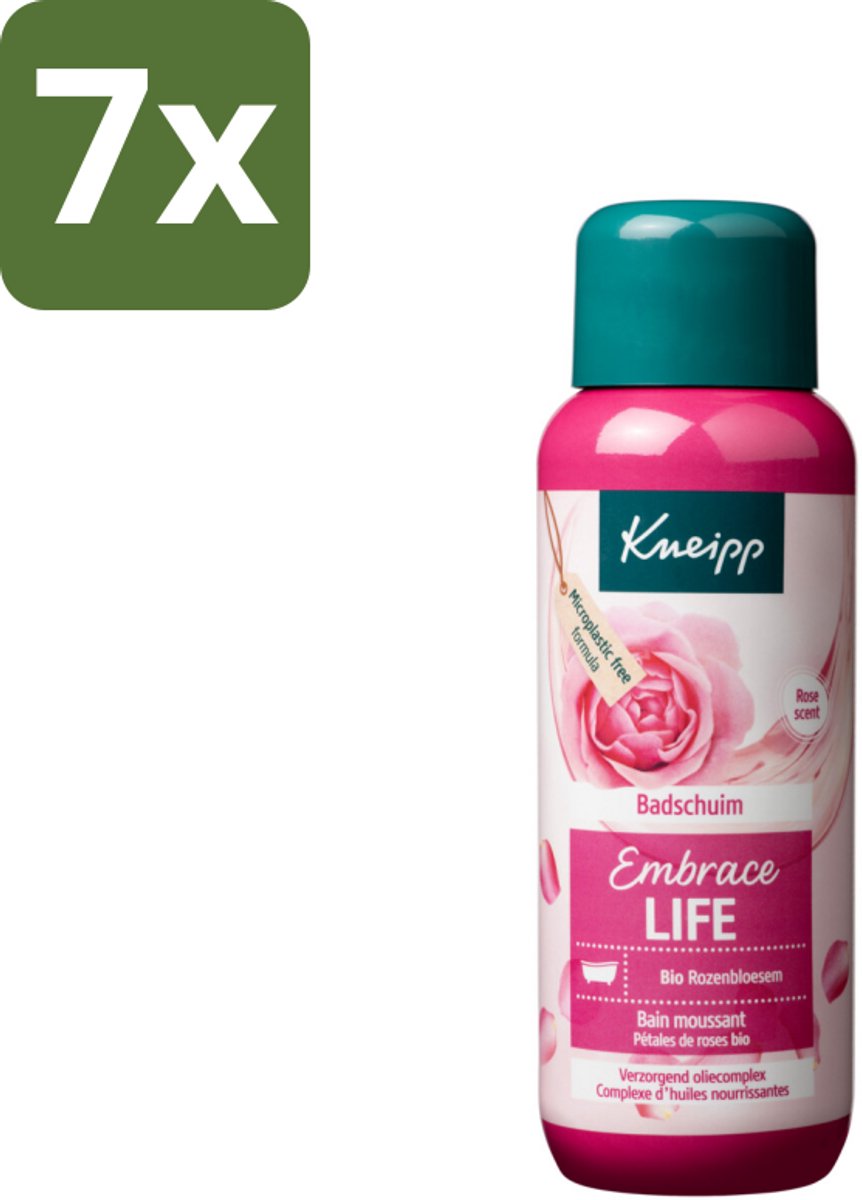 Kneipp - Badschuim - Embrace Life - Anti-Aging verzorging - 400 ml - Bulkverpakking - 7 stuks