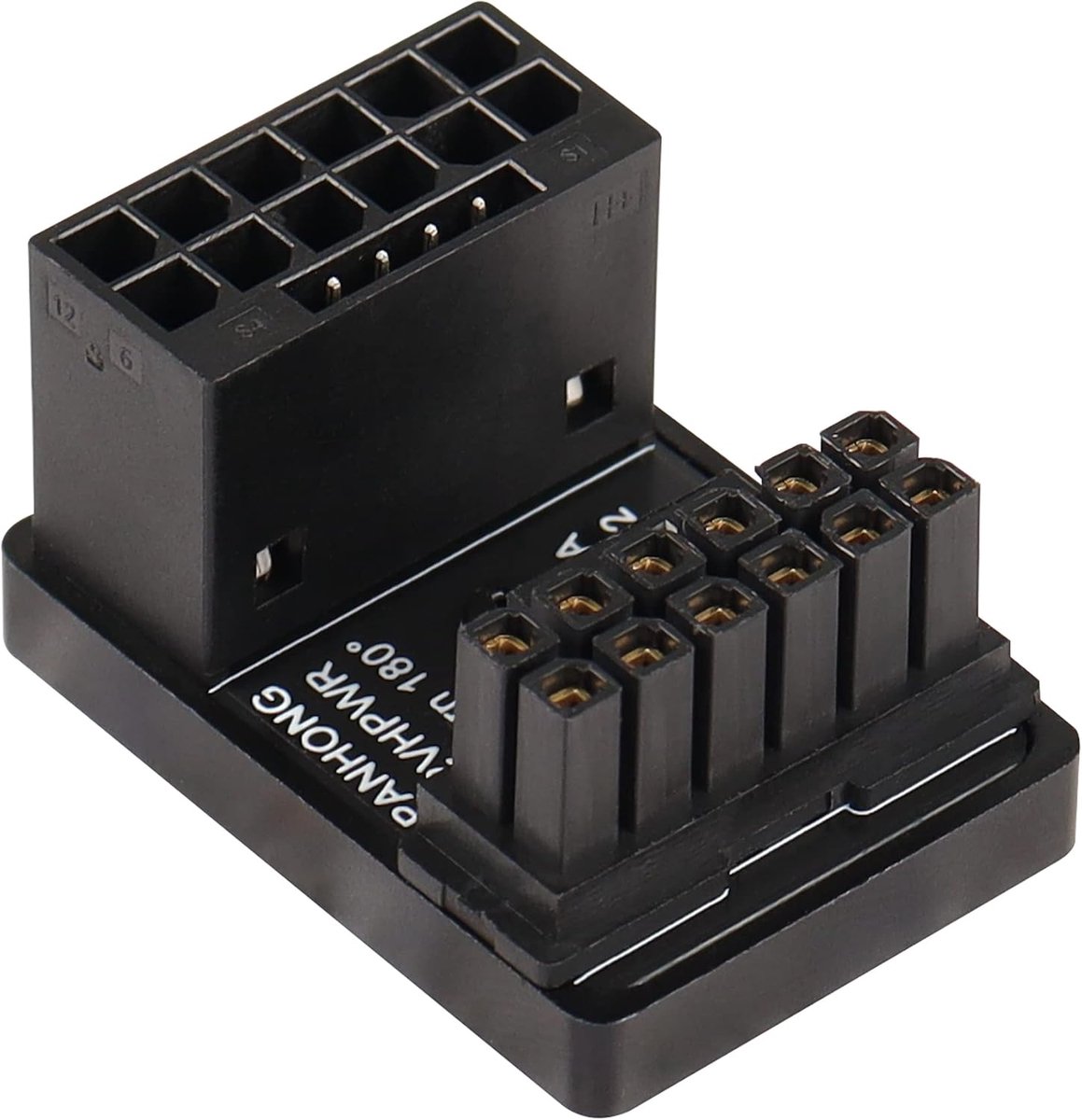 12VHPWR 180 graden hoekadapter - PCI-e 5.0 12VHPWR ATX3.0 600W 16 pin - voor grafische kaart GPU 12+4pin - ShopVlot