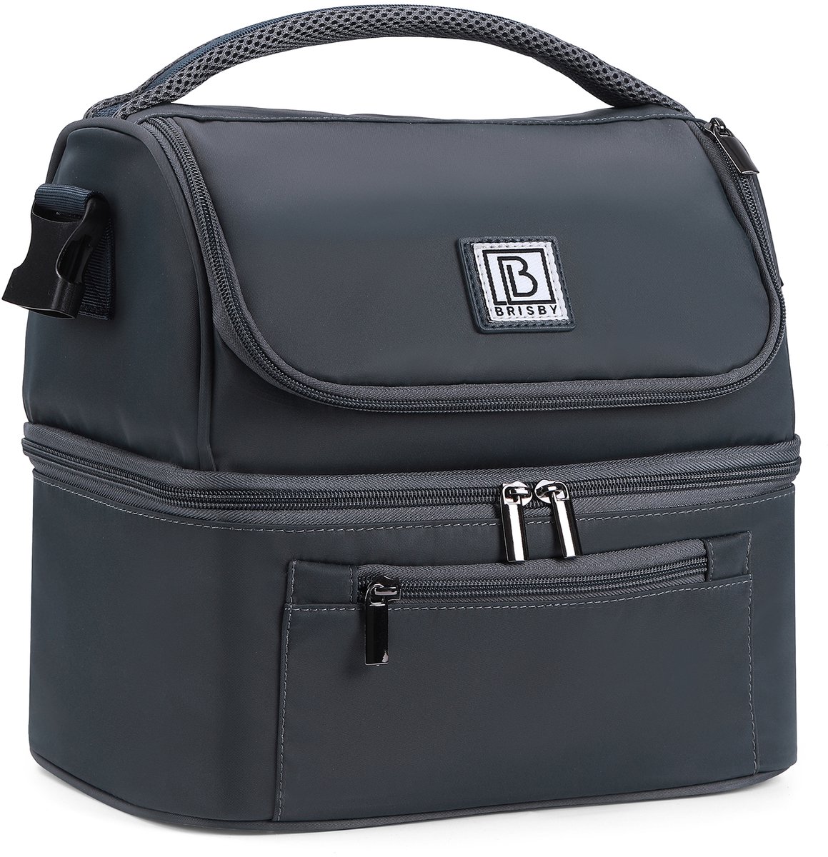 Brisby Kolftas 11 Liter – Koeltas voor Moedermelk & Borstkolf – 2 Geïsoleerde Vakken – Inclusief 2 Koelelementen – Tot 10 Uur Koel - Urban Blue — cadeau in Cadeau-ideeën - foto 8