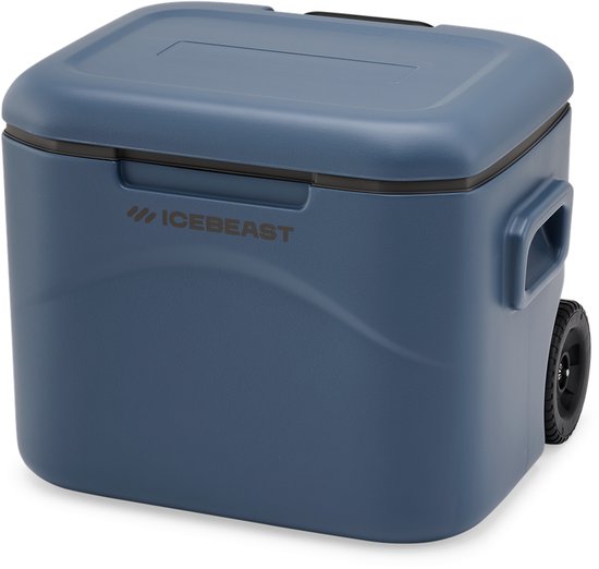 Icebeast Classic 57L Koelbox op Wielen Blauw van Icebeast — afbeelding 2