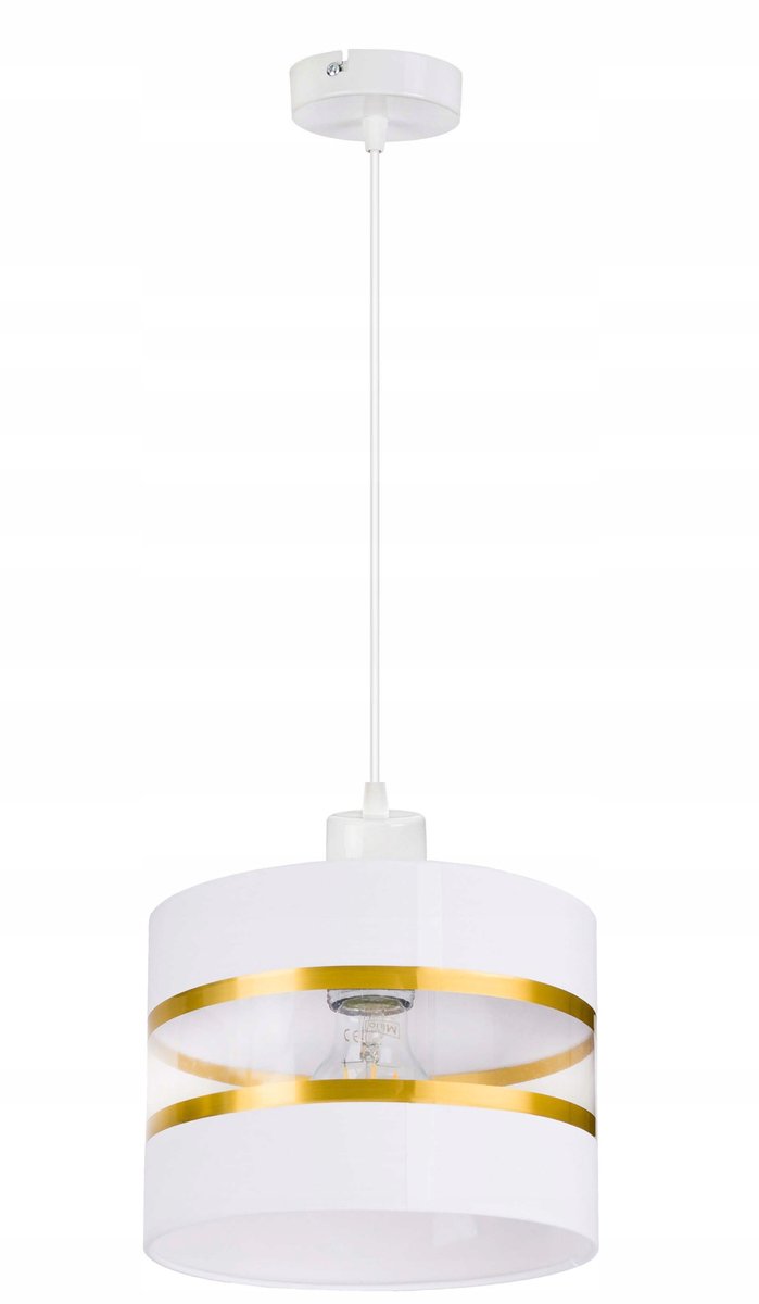 Hanglamp met stoffen kap - Ø 20cm - E27 fitting