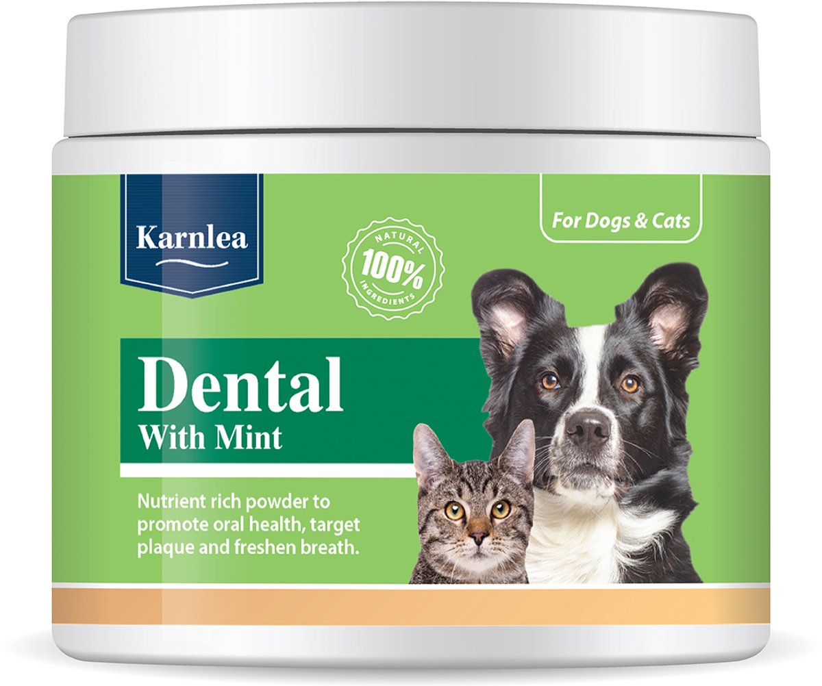 Karnlea Dental - Tandverzorging met munt voor hond en kat.