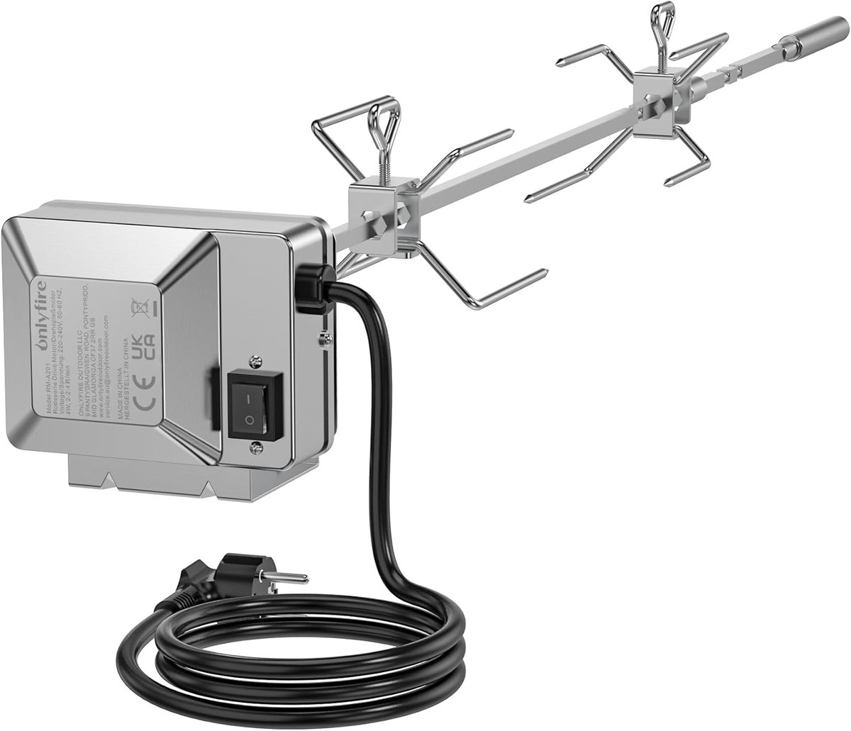 onlyfire Electric Rotisserie for Weber Genesis II and Genesis 300 - ShopVlot