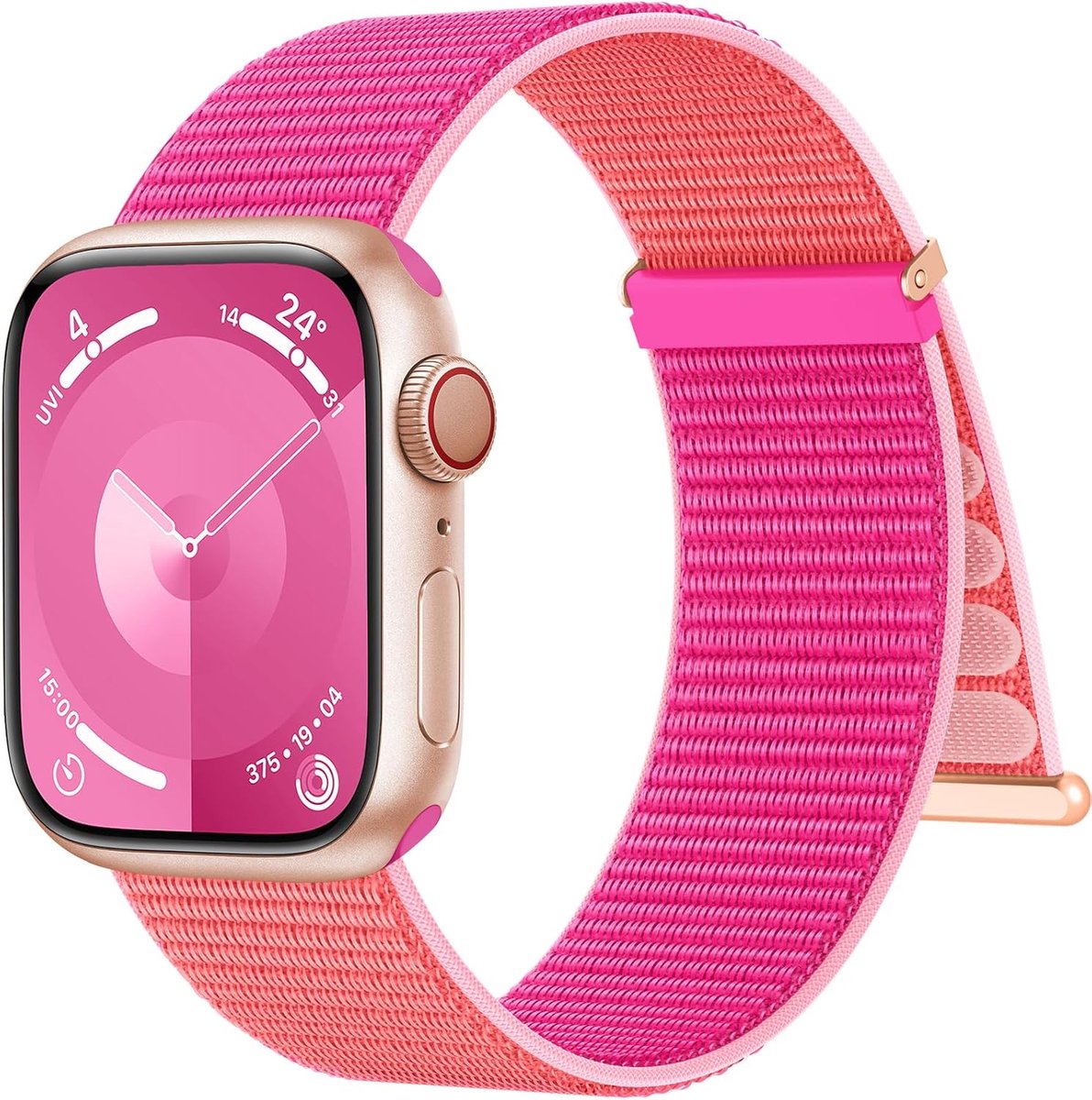 Higgs Nylon Strap Compatible with Apple Watch Strap 42 mm (Series 10), 41 mm, 40 mm, 38 mm, Women and Men, Sports - ShopVlot