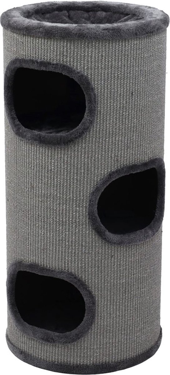 Boon Klimton Sisal 3-Gaats Grijs/Grijs 90 x 42 cm + Jelka Matatabi Startpakket
