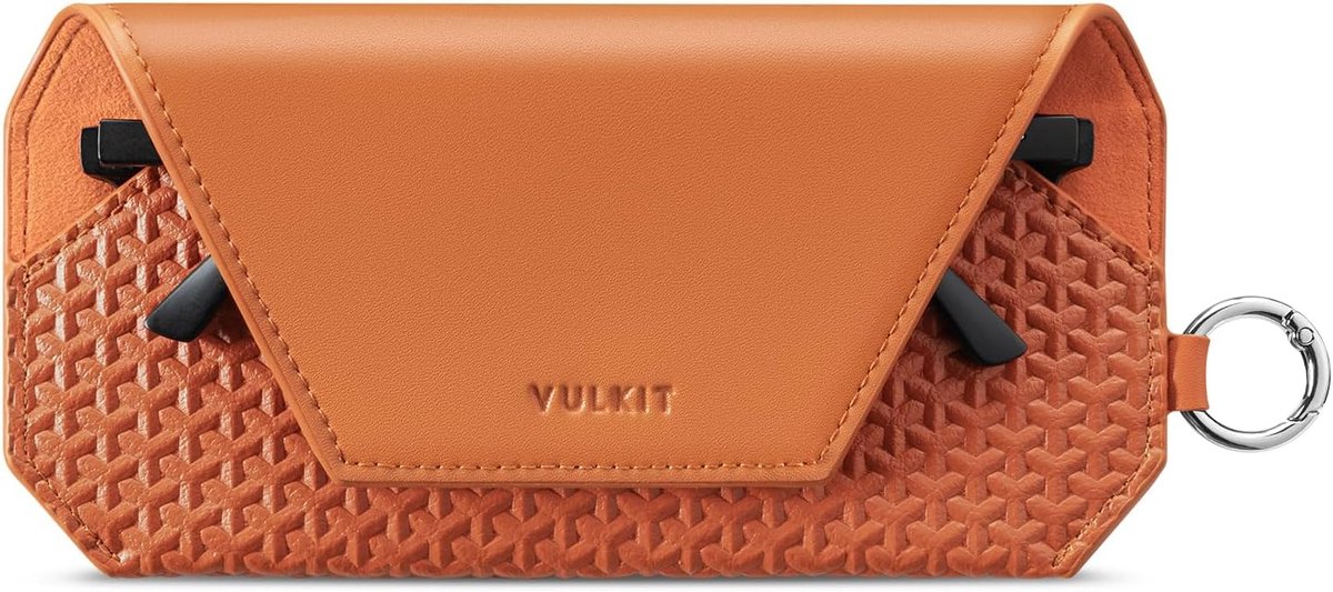 VULKIT Portable Leather Glasses Case for Women and Men, Slim Sunglasses Case, Unisex Glasses Case - ShopVlot