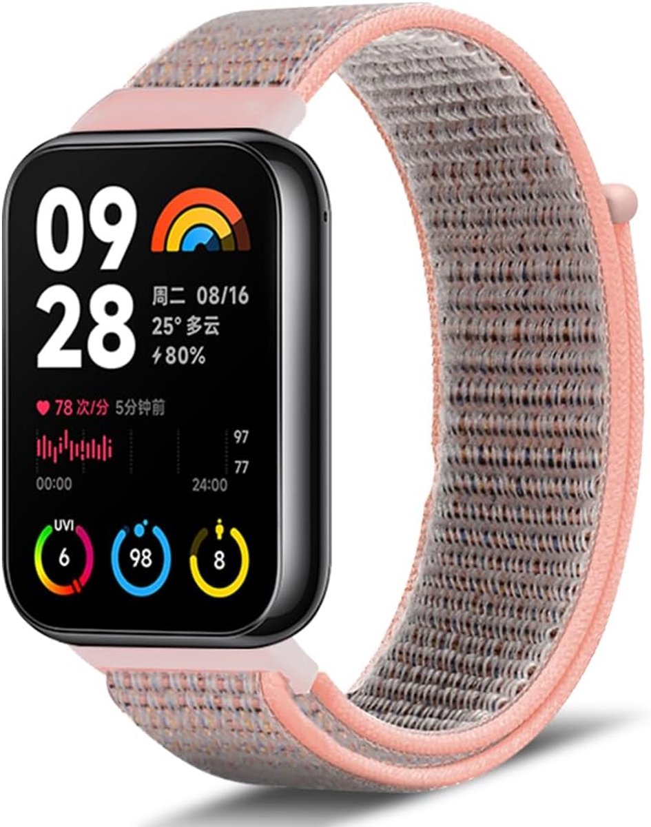 Strap,Men Women Kids Nylon Soft Lightweight Velcro Breathable Watch Band - ShopVlot