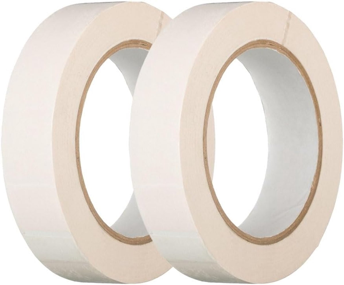 Zelfklevende randstrip voor werkblad, 2 witte 20 mm x 50 m melamine randafwerking meubels zonder strijken voorgelijmd - ShopVlot