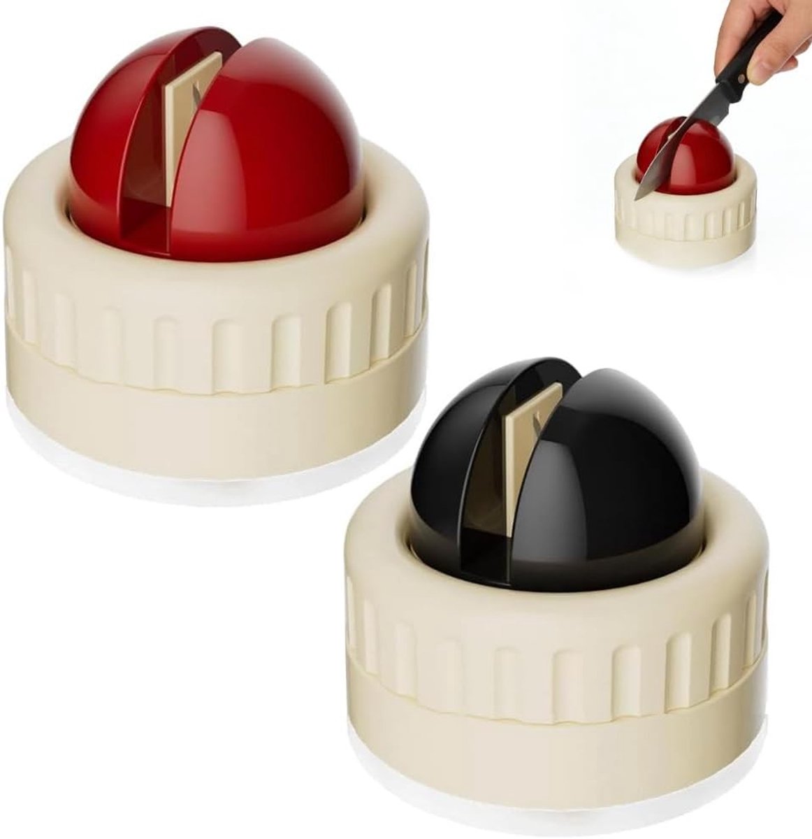Mini-messenslijper - Crème - Compact - Handmatige Keukenaccessoires - Voor Huishoudelijk Gebruik
