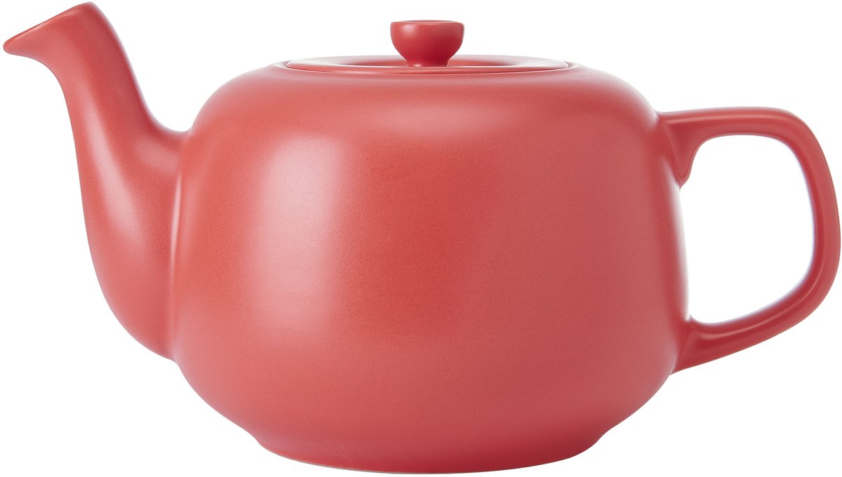 La Cafetière - Theepot - Keramiek - Rood - 4 Kops - 1.2L