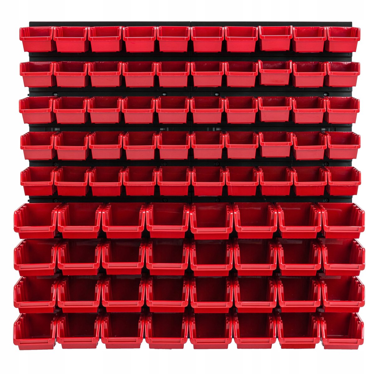 Gereedschapswand 78x78 cm met 82 bakjes - Merkloos
