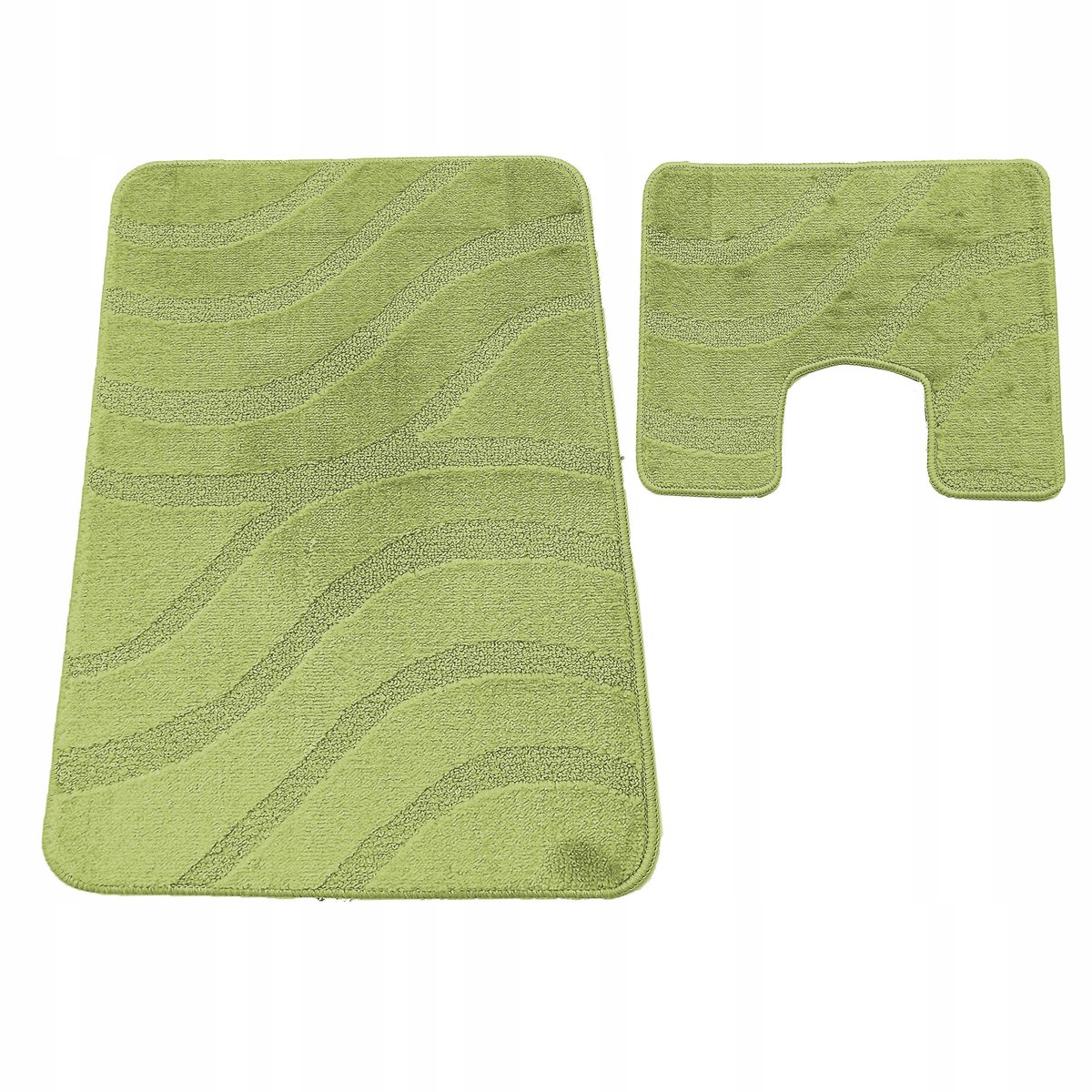 Monti Symphony Groene Badmat Set - 2 Delig (50x40 & 50x80 cm)