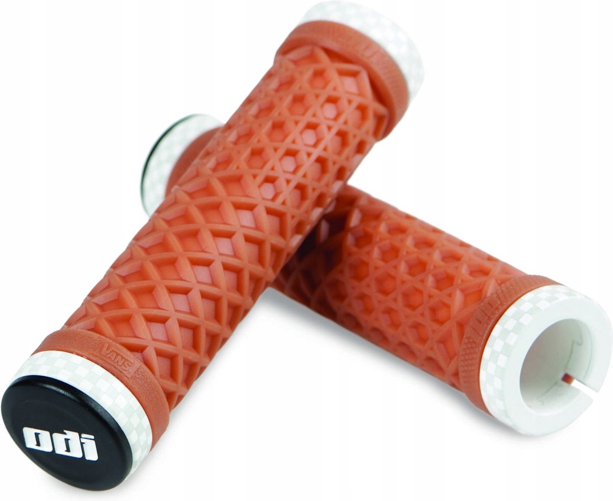Merkloze MTB Fietshandvatten Lock-On 130mm Bruin