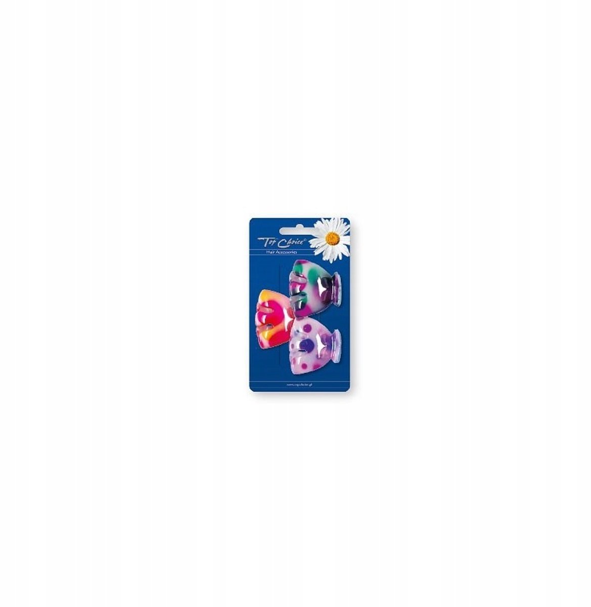 Top Choice Haarclips Set - 3 Stuks - Acryl - Veelkleurig
