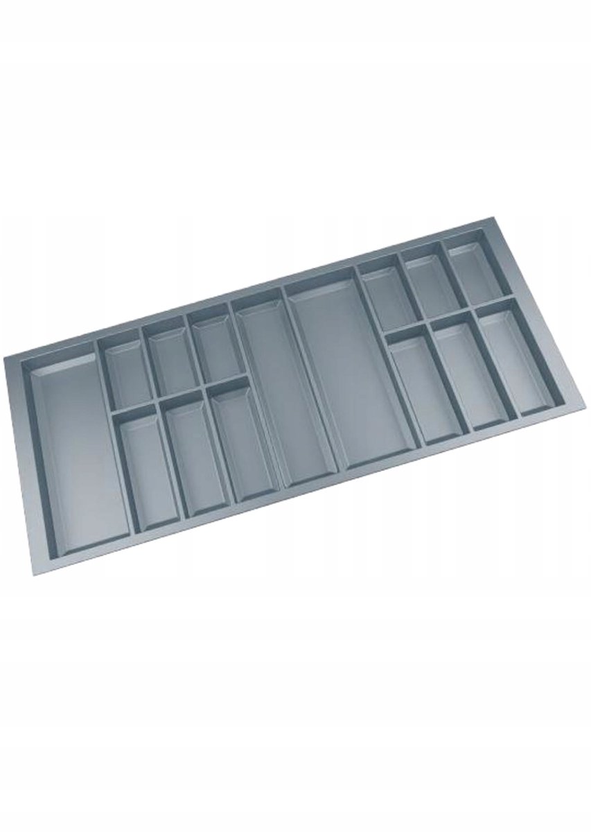 Merkloos Keukenlade Organizer - Grijs, 114x49cm, Op Maat Te Knippen
