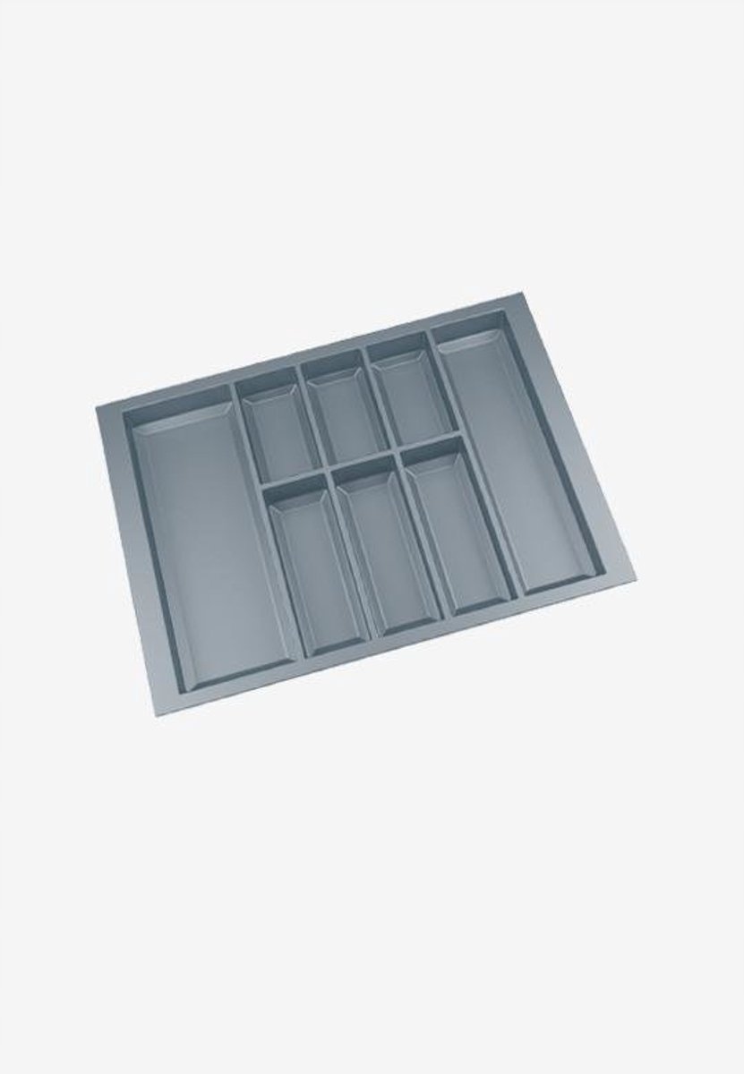 Merkloos Keukenlade Organizer - Antraciet - 64x49 cm - Op Maat Te Knippen
