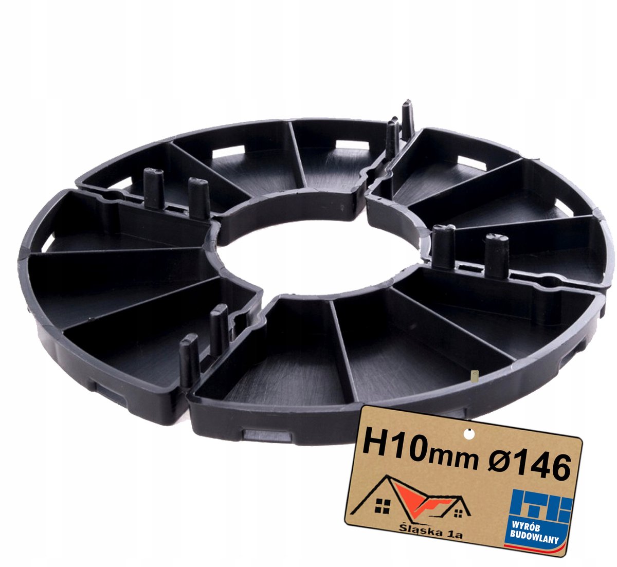 Ondersteuning Tegels Terras 10mm Zwart - Stabiele Plaatsing