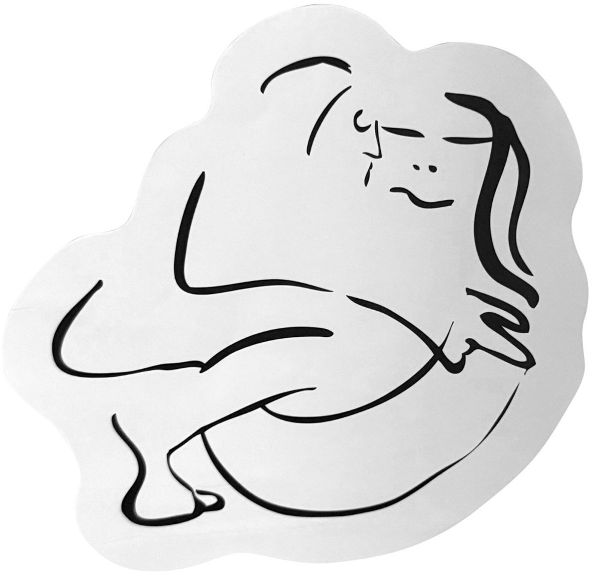 John Lennon - Cuddle Sticker - Wit/Zwart