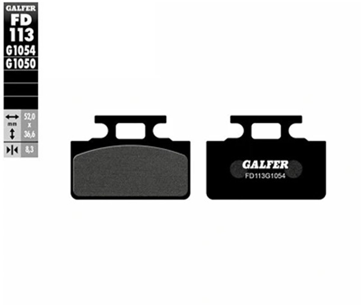 Galfer Achterremblokken SYM MIO HONDA NSF 250 R 2012 2015 (FD113)