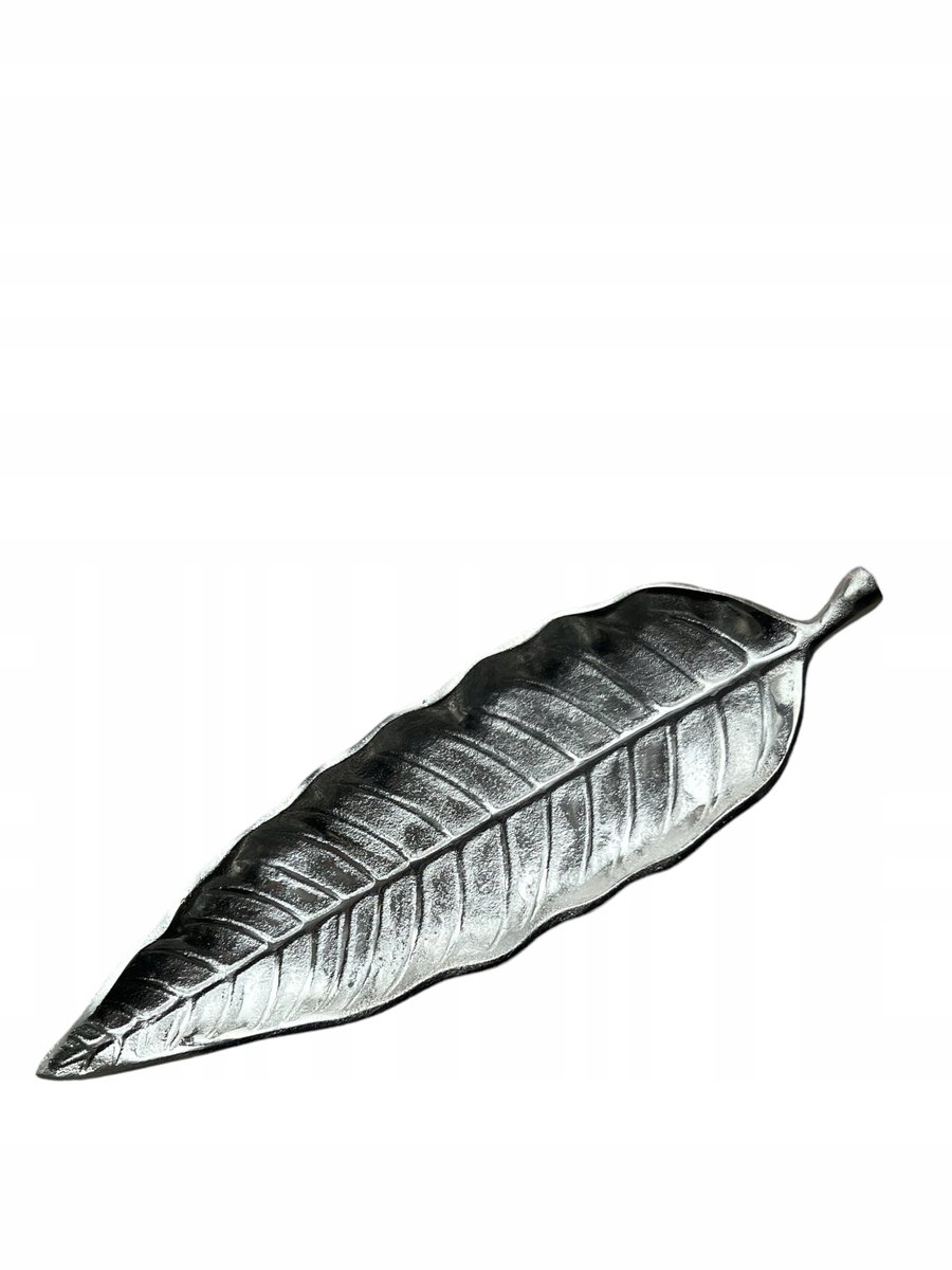 Decoratieve Zilveren Blad Patera